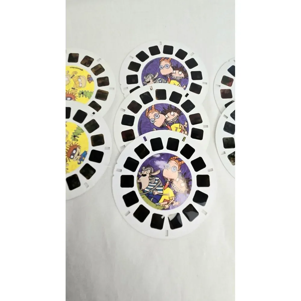 Lot (7) View Master Nickelodeon The Rugrats Wild‎ Thornberries DIGEMON Reels Vtg